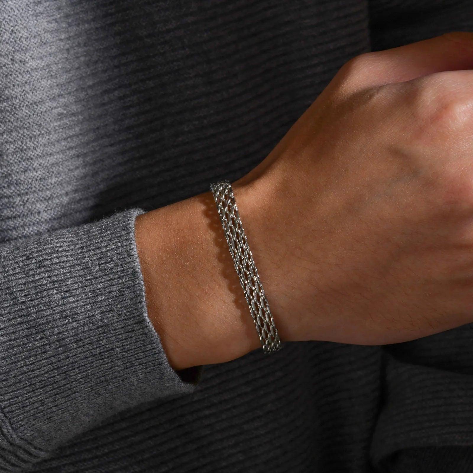 Pulseira Masculina Chain | Estilo Robusto e Minimalista