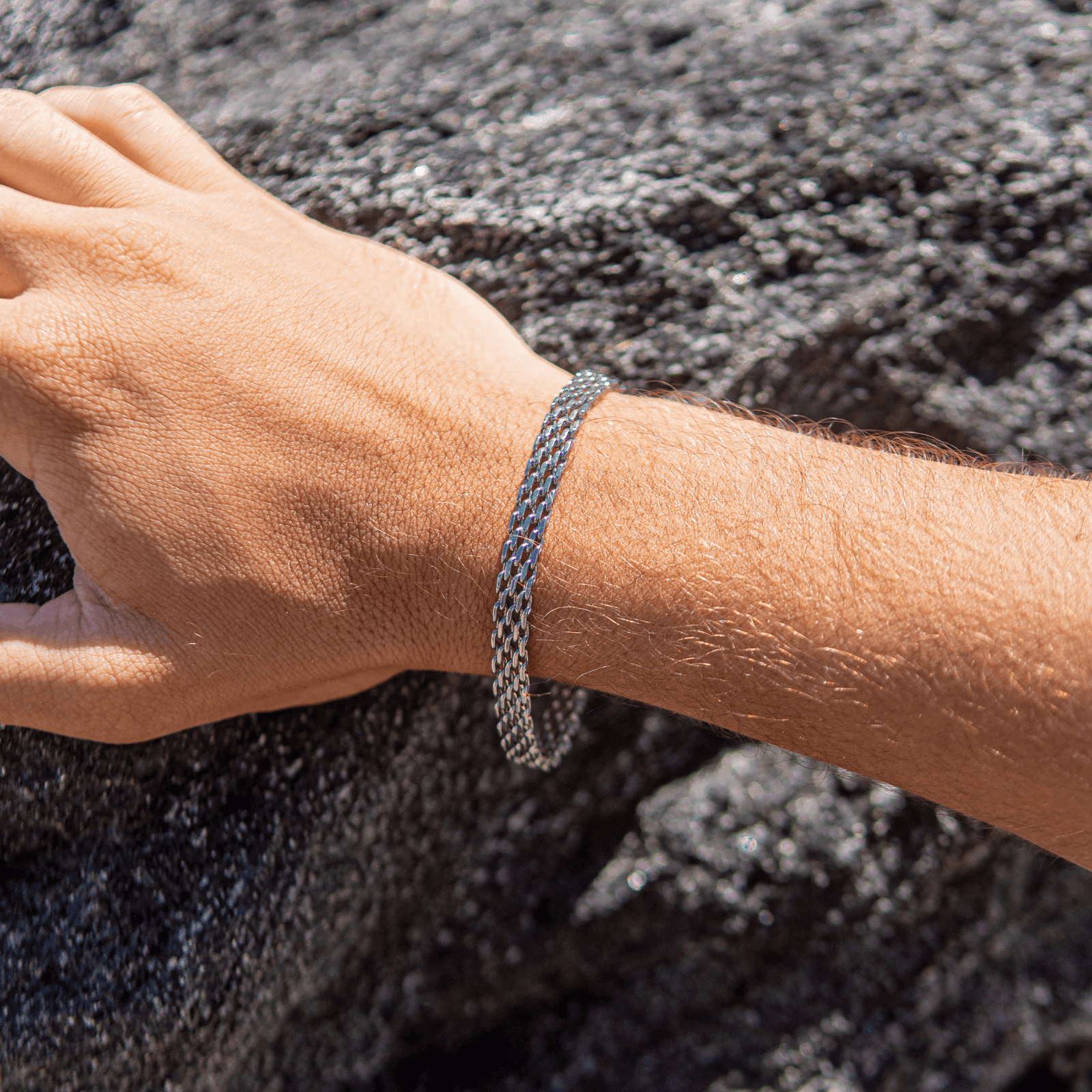 Pulseira Masculina Chain | Estilo Robusto e Minimalista
