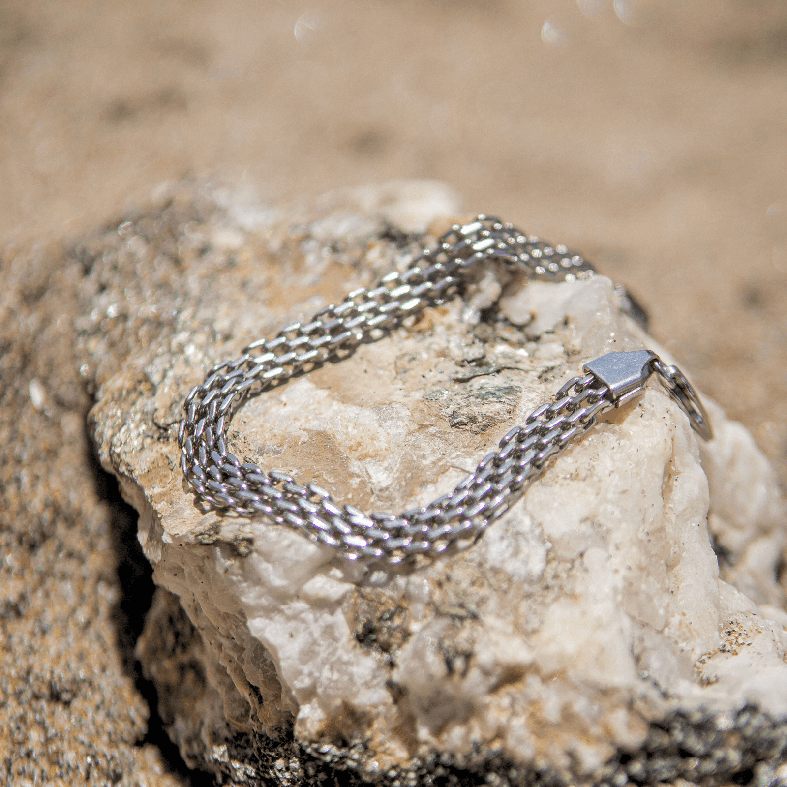Pulseira Masculina Chain | Estilo Robusto e Minimalista