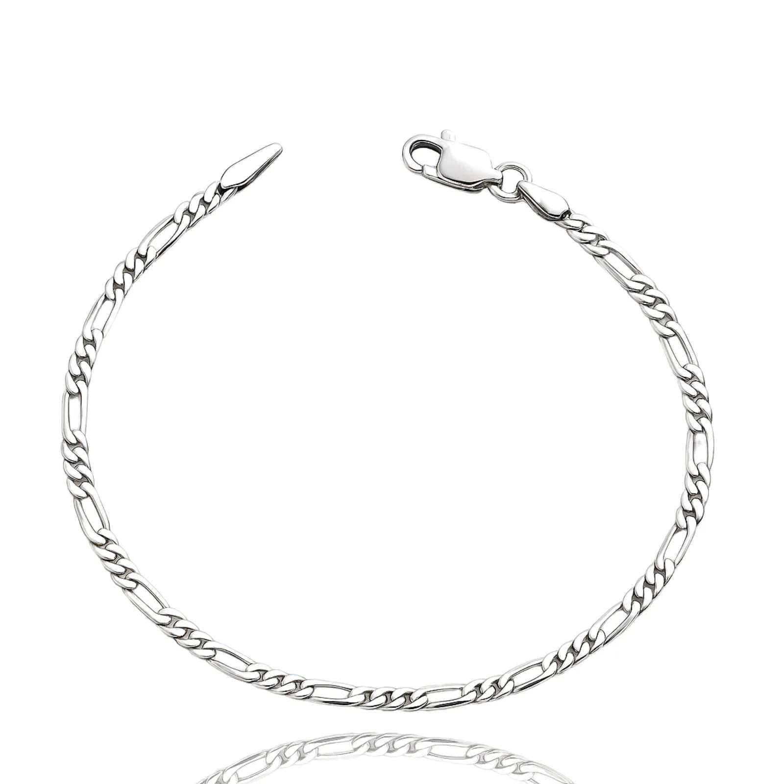 Design elegante da pulseira 3x1, feita em prata 925, ideal para adicionar um toque de sofisticação ao visual diário.